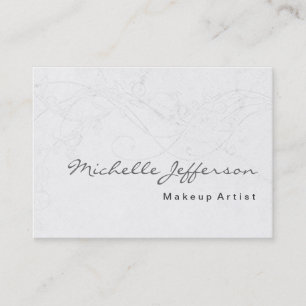Maquillage Artiste Damask Carte de visite