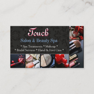 Maquillage Artiste Spa Salon Carte de visite de be