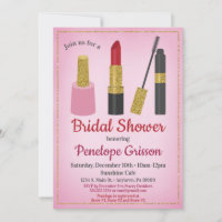 Maquillage Cosmétique Douche nuptiale Invitation B