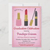 Maquillage Cosmétique Graduation Invitation Beauté