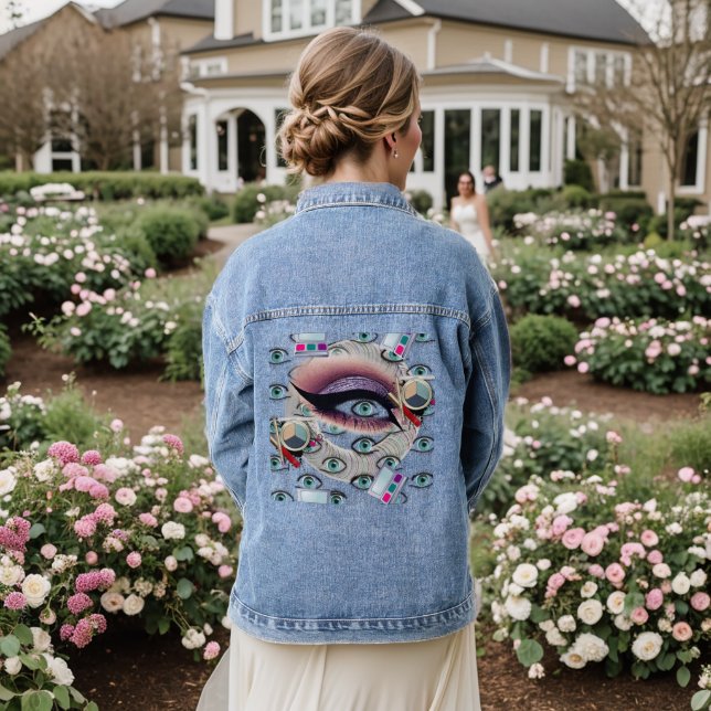 Maquillage d'oeil bleu Denim Jacket (Mariage Retour)