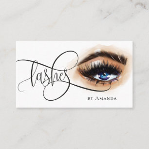 Maquillage Eyebros Yeux Lashes Carte de visite à m