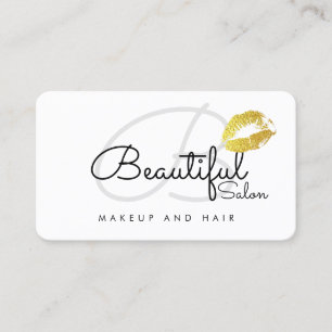 maquillage lips carte de contact / salon de beauté