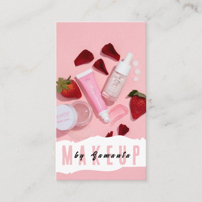 Maquillage PMU Microbling Henna Salon Carte de vis (Devant)