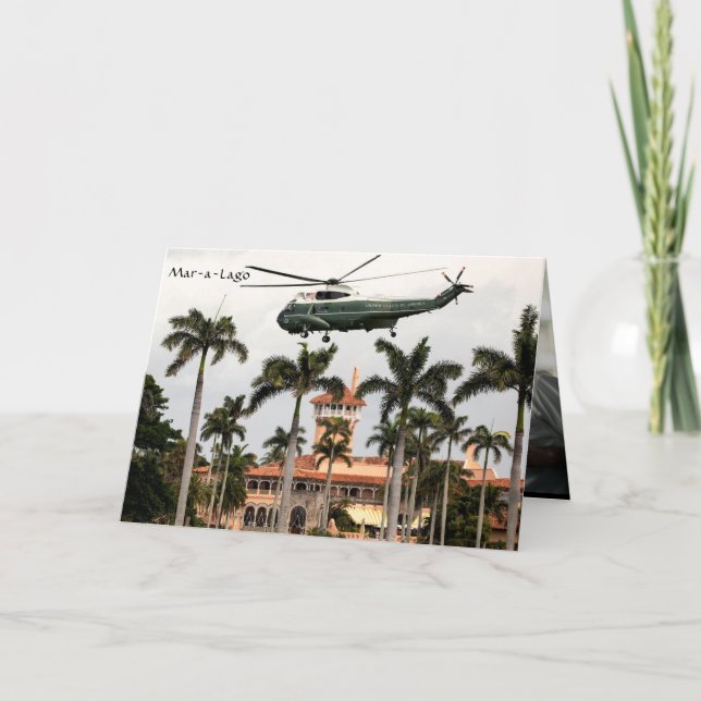 Mar-a-Lago Trump 🎉 50e Carte photo d'anniversaire (Devant)