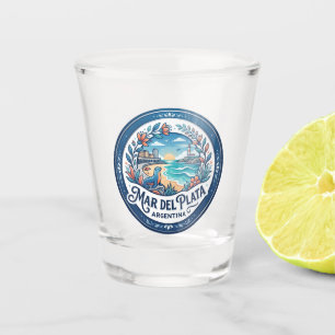 Mar del Plata Argentina Shot Glass
