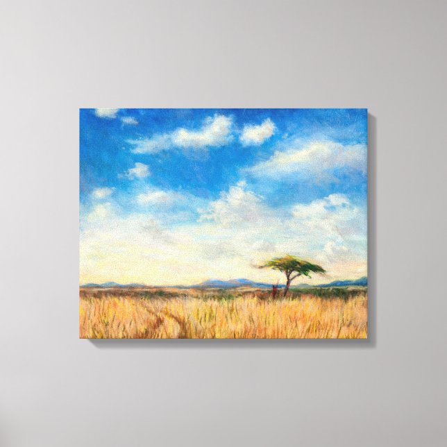 Mara Landscape 2012 Canvas Print (Front)