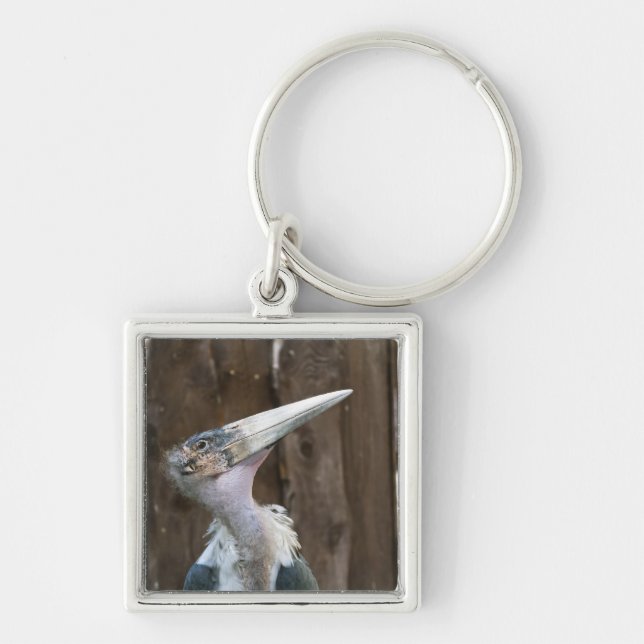 Marabou Stork Keychain (Front)