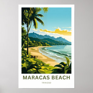Maracas Beach Trinidad Travel Print