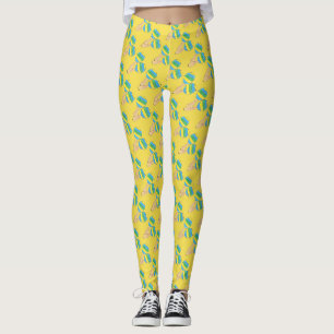 Maracas Musical Instrument Fiesta Cinco de Mayo Leggings