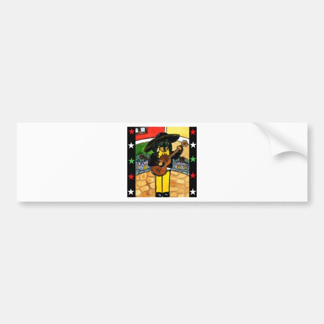 Marachi Doxie Bumper Sticker (Front)