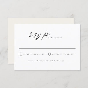 MARAH Classic Élégant Moderne Minimale Carte Posta