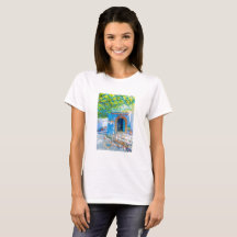 marakech beautiful moroccan city paint t shirt