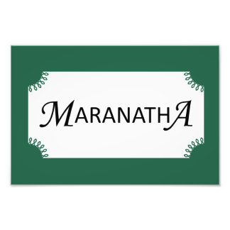 Maranatha! Come Quickly, Lord Jesus Christian Photo Print