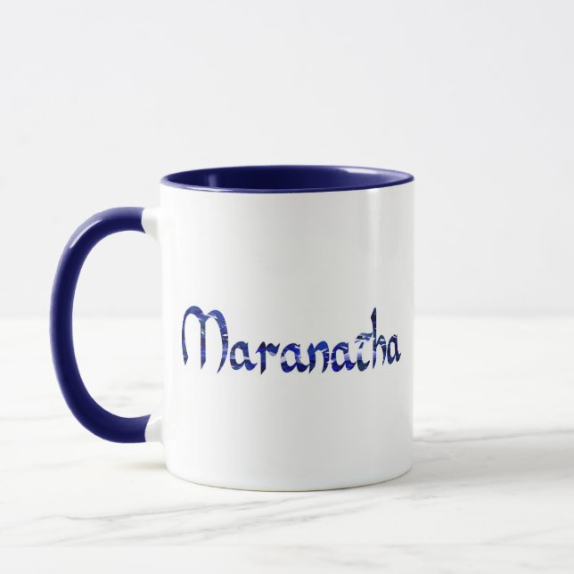 Maranatha Effet bleu Mug (Left)