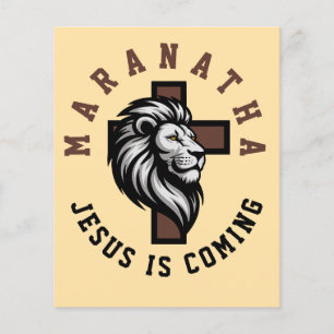 Maranatha Jesus is coming  Flyer
