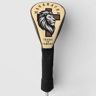 Maranatha Jesus is coming Golf Head Cover