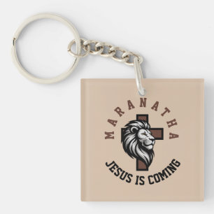 Maranatha Jesus is coming  Keychain