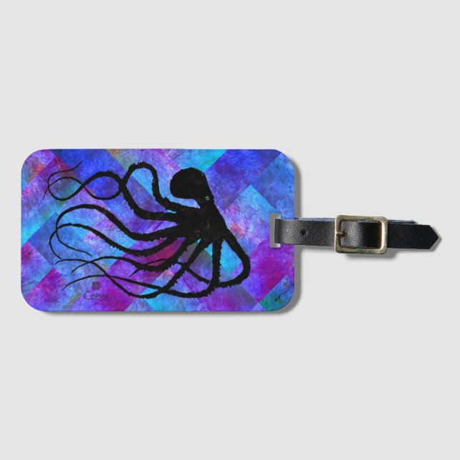 Maranda's Octopus - Luggage Tag (Front Horizontal)