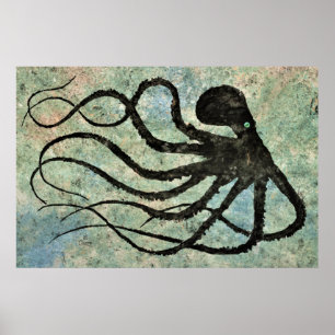 Maranda's Octopus - Poster 36" x 24"