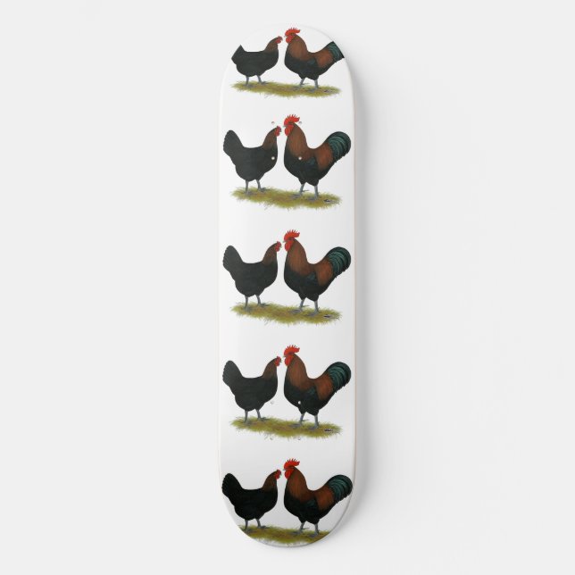 Marans Black Copper Skateboard (Front)