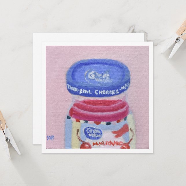 Maraschino  card (Front/Back In Situ)