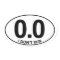 Marathon 0.0 I Don't Run Oval Sticker