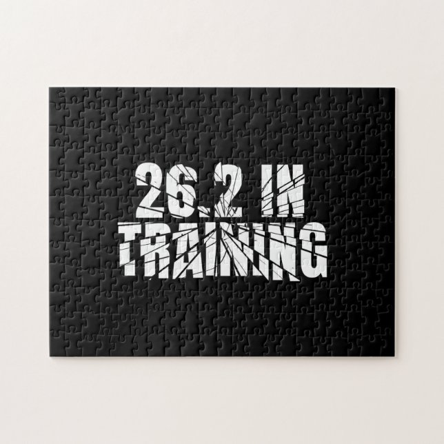 Marathon 26.2 In Training Running Gear Jigsaw Puzzle (Horizontal)