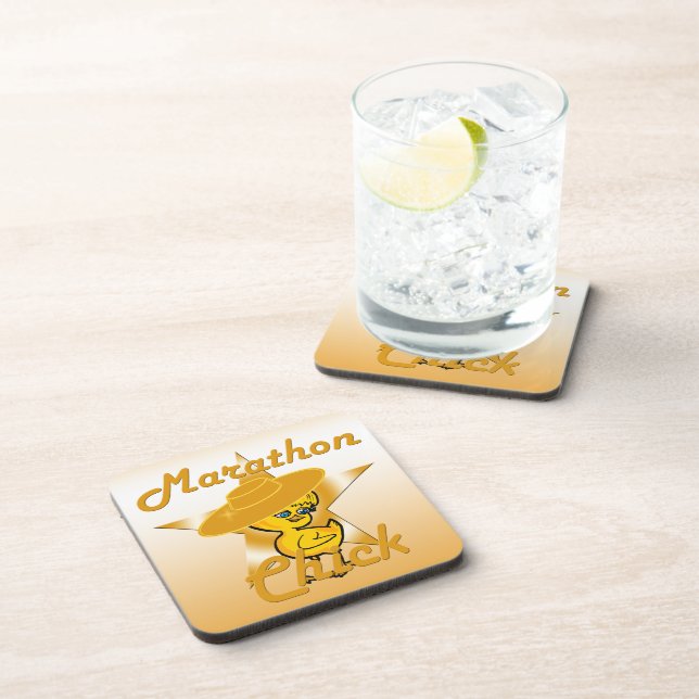 Marathon Chick #10 Coaster (Right Side)