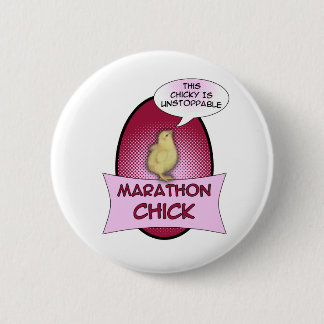 Marathon Chick 2 Inch Round Button