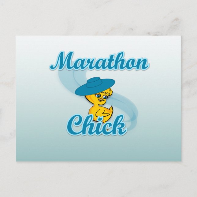 Marathon Chick #3 Postcard (Front)