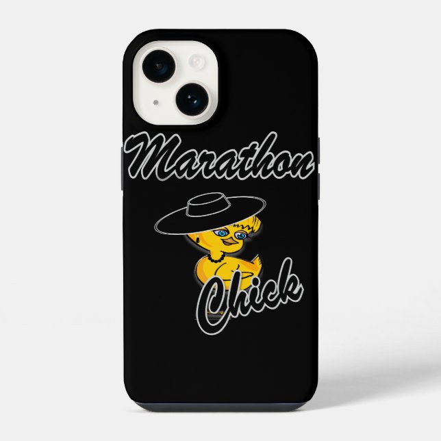 Marathon Chick #4 iPhone Case (Back)