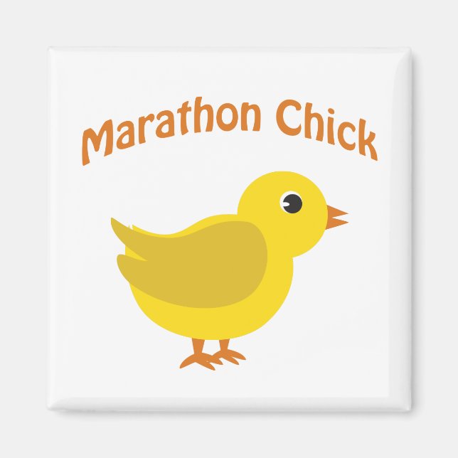 Marathon Chick Magnet (Front)