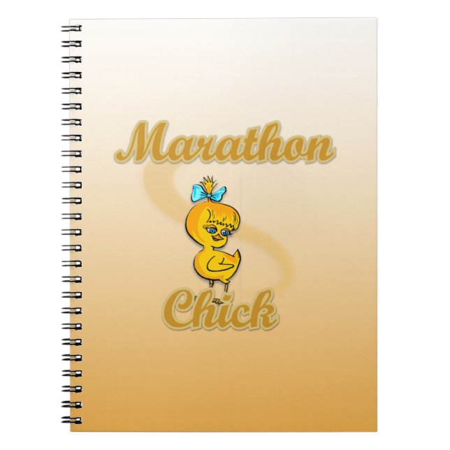 Marathon Chick Notebook (Front)