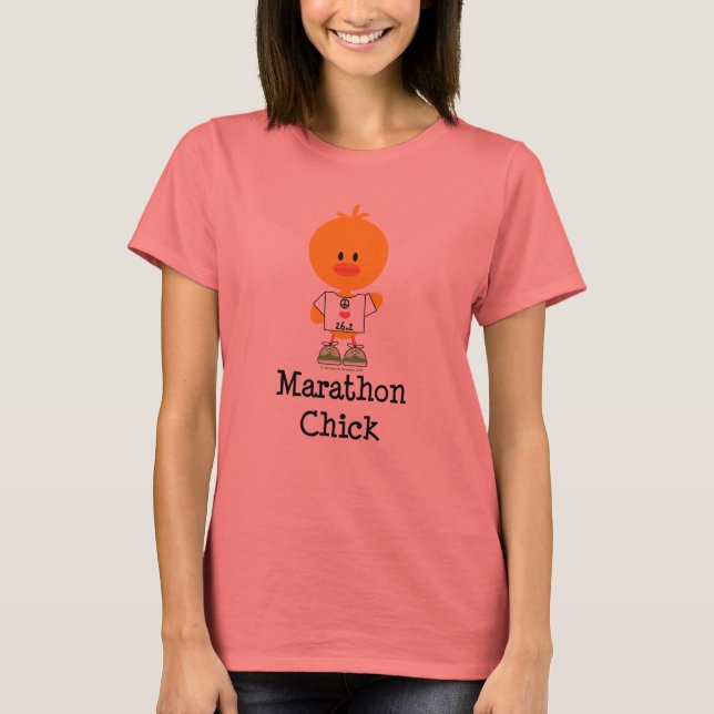 Marathon Chick Ringer Tee (Front)