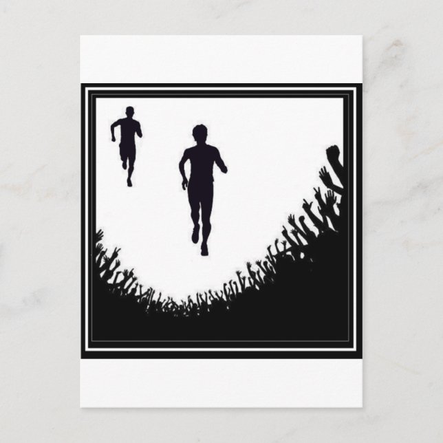 MARATHON CROWD POSTCARD (Front)