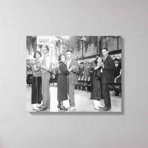 Marathon Dancers, 1923 Canvas Print