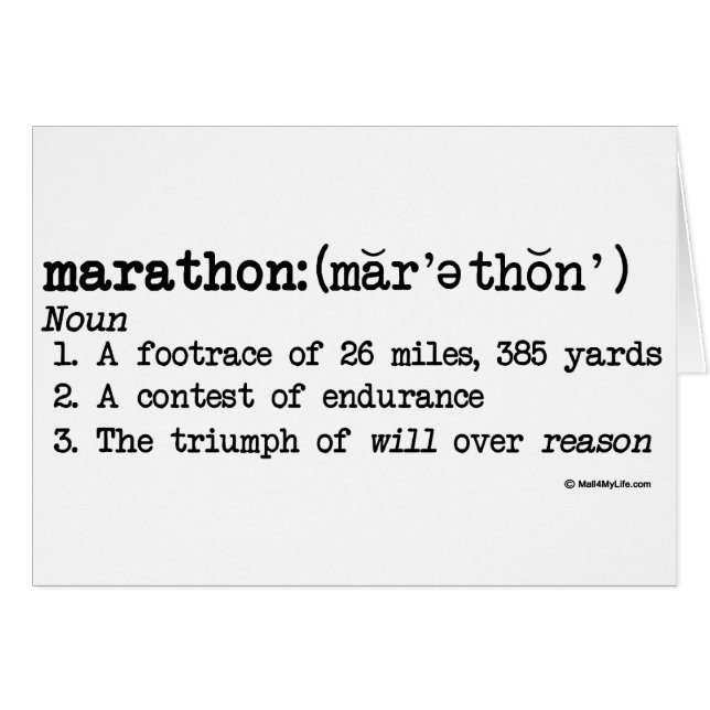 Marathon Defnition (Front Horizontal)