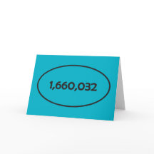 Marathon en pouces Carte de voeux!