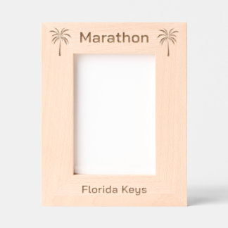 Marathon Florida Laser Engraved frame
