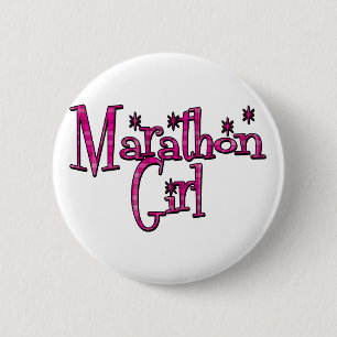 Marathon Girl 2 Inch Round Button