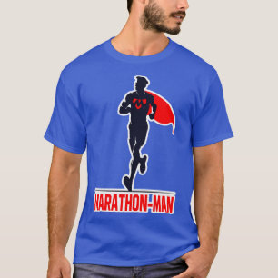 marathon man running super hero jogging T-Shirt