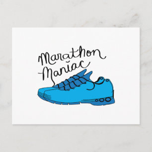 Marathon Maniac Postcard