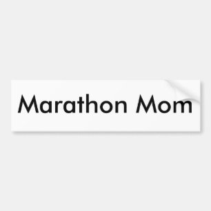 Marathon Mom Bumper Sticker