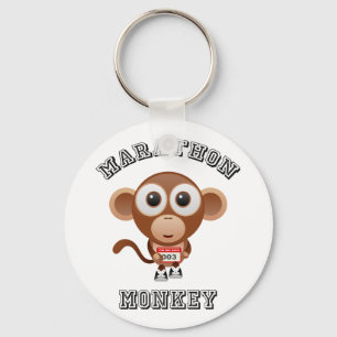 Marathon Monkey Keychain