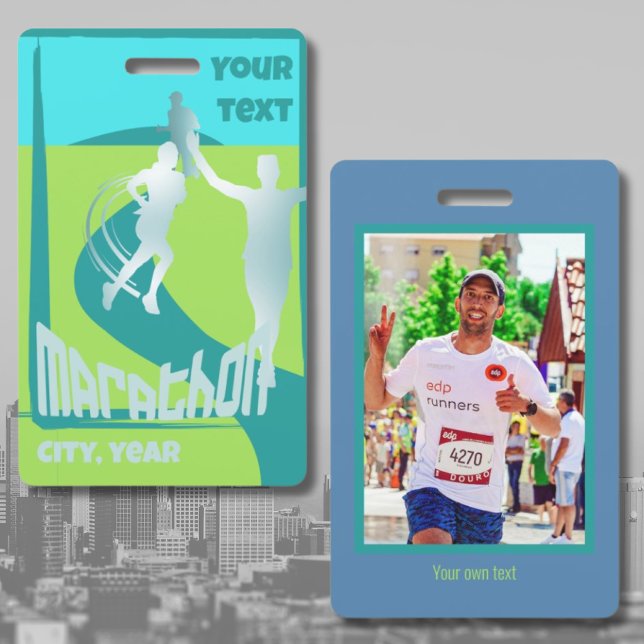 Marathon run runner club participation badge (Creator Uploaded)