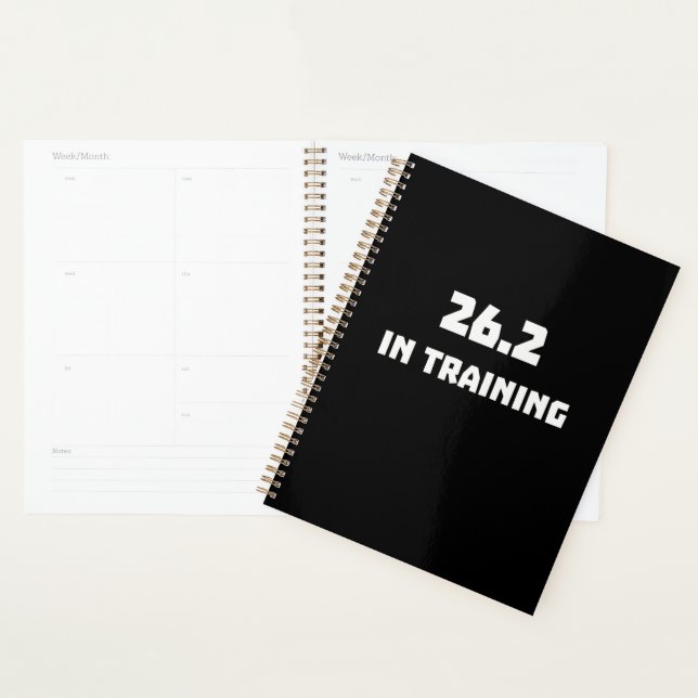 Marathon Runner 26.2 In Training Running Planner (Display)