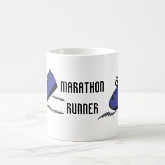 Marathon Runner - Blue Running Shoes Coffee Mug