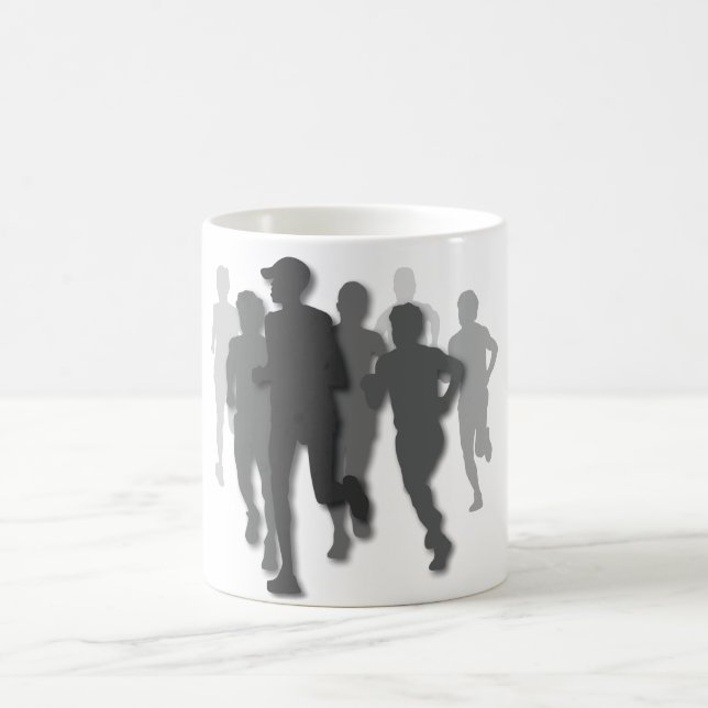 marathon runner coffee mug (Center)