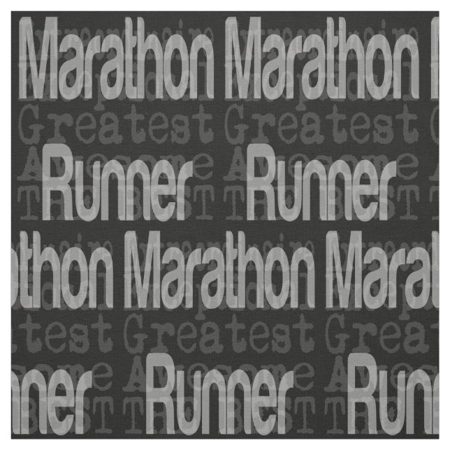 Marathon Runner Extraordinaire Fabric (Swatch)